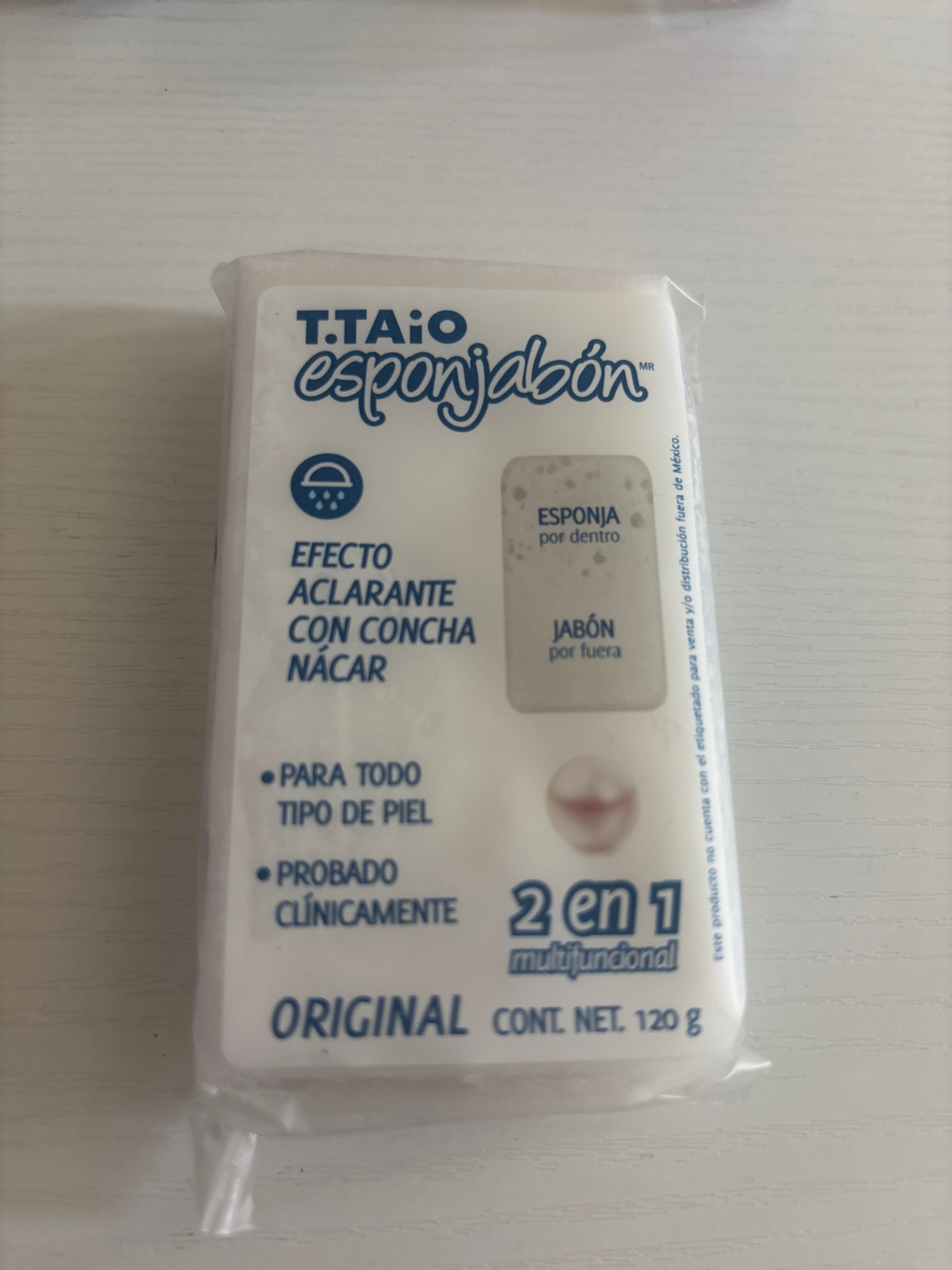 T.TAIO Esponjabón 2-in-1 Brightening Soap Bars (Variety: Pearl, Charcoal, and More 2x$10.00 or $6.00 each